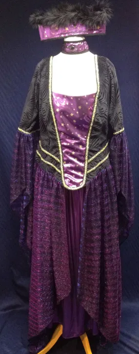 Medieval Lady in Purple