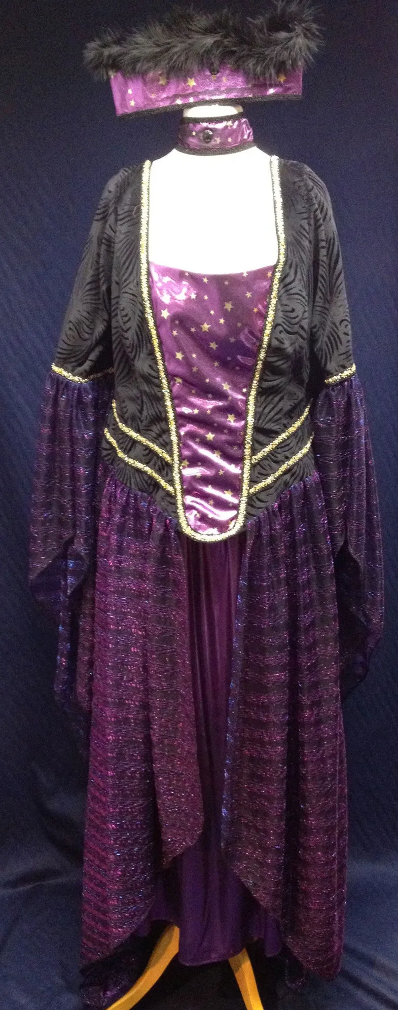 Medieval Lady in Purple