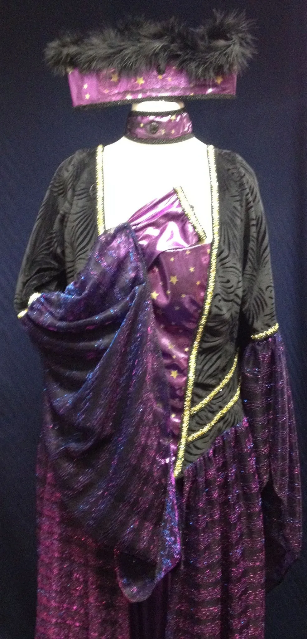 Medieval Lady in Purple