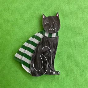Merlin the cat - Brooch