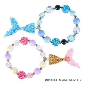 Mermaid Tail Beaded Charm Bracelet (1ct)