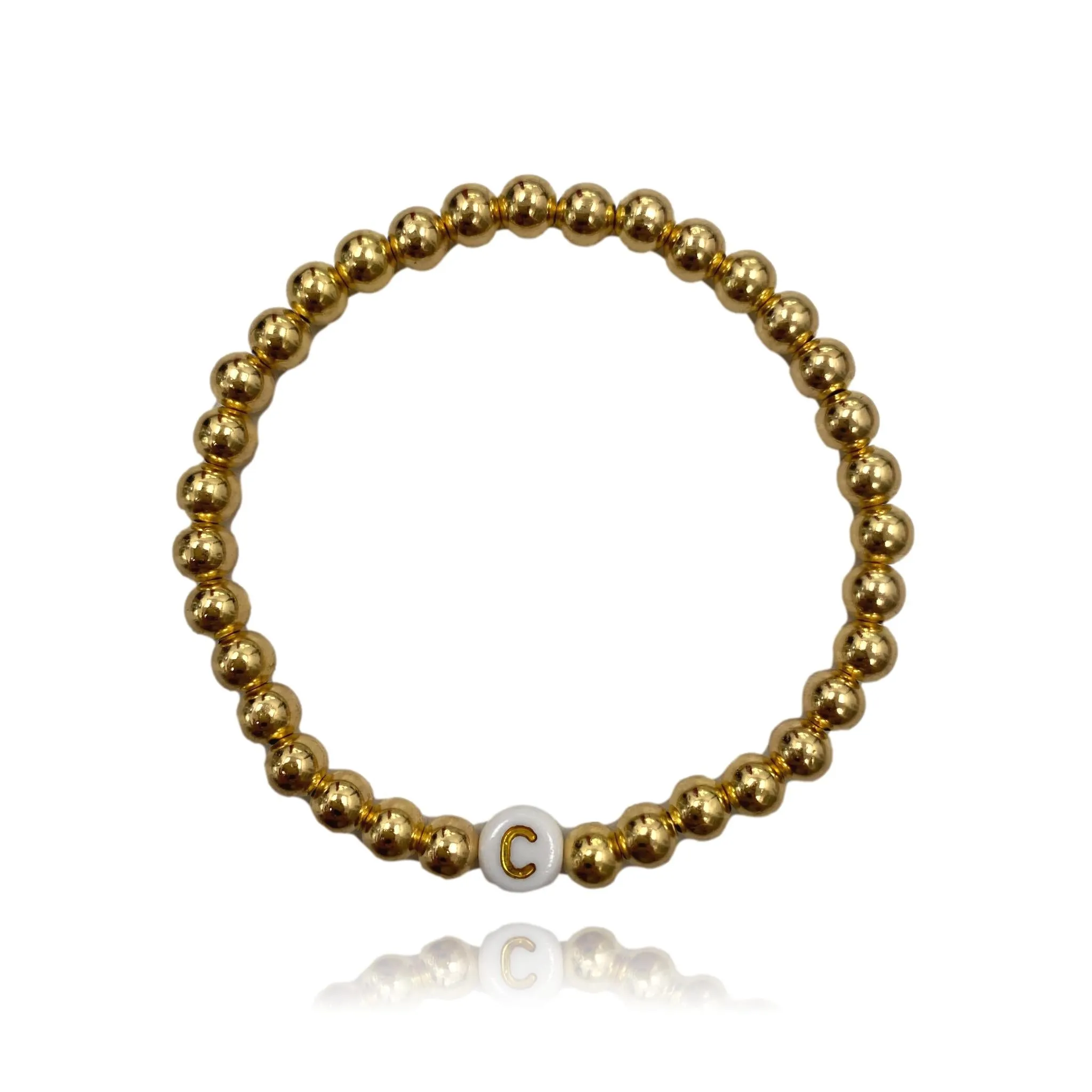 Monaco Initial Ball Bracelet
