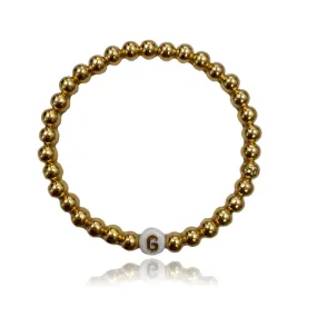 Monaco Initial Ball Bracelet