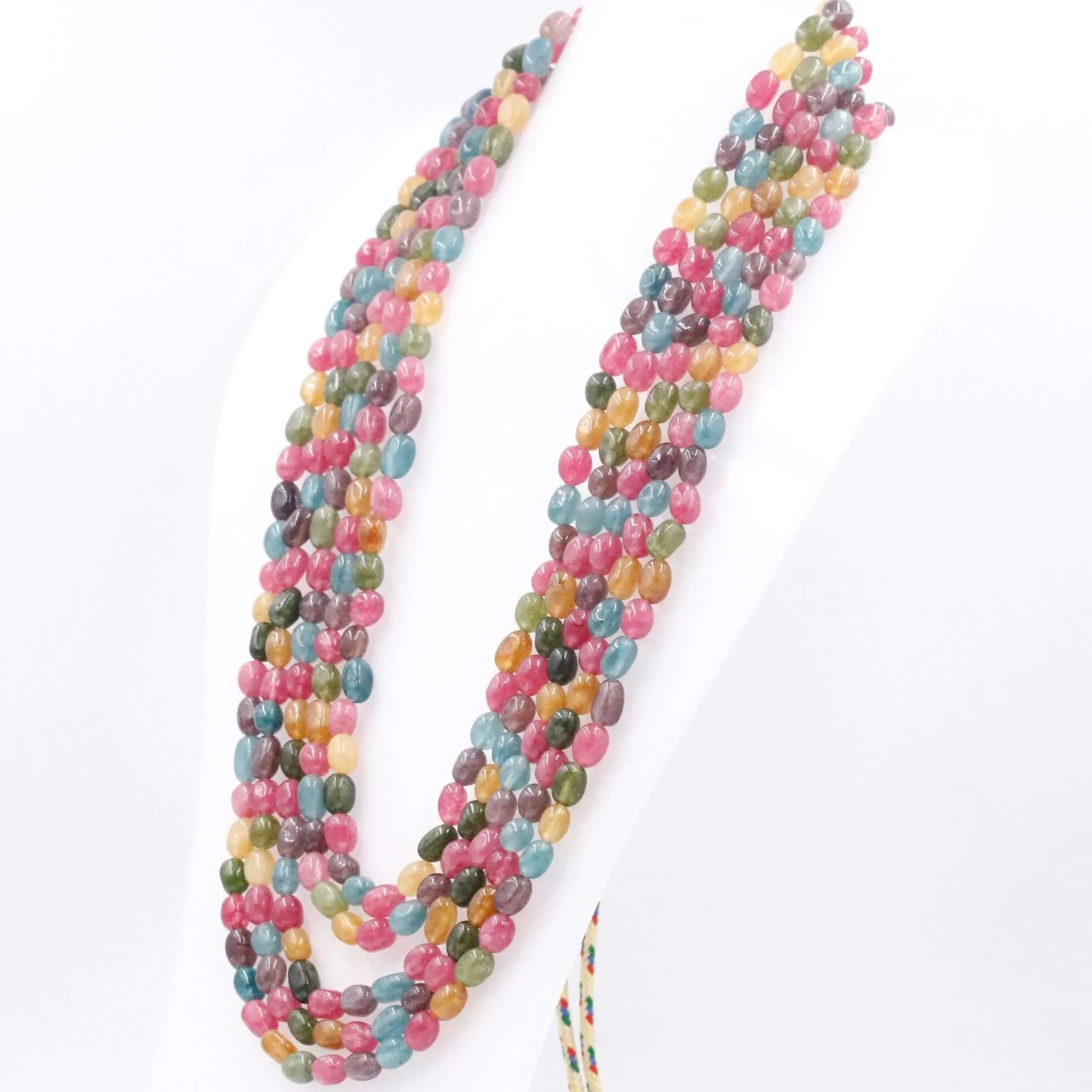 Multi Color Quartz Necklace Multi Color Necklace Layered Necklace Long Necklace Gemstone Necklace Beaded Necklace SKU 6143287