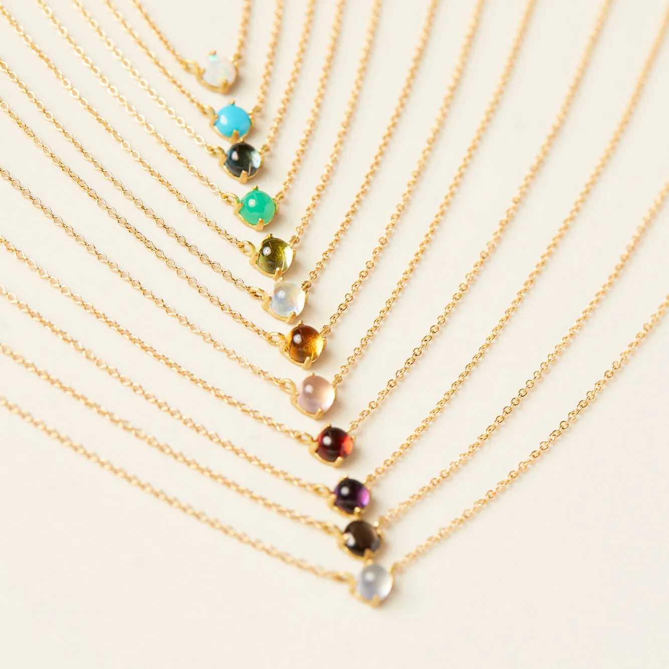N5804RQ | Rose Quartz Wisp Necklace
