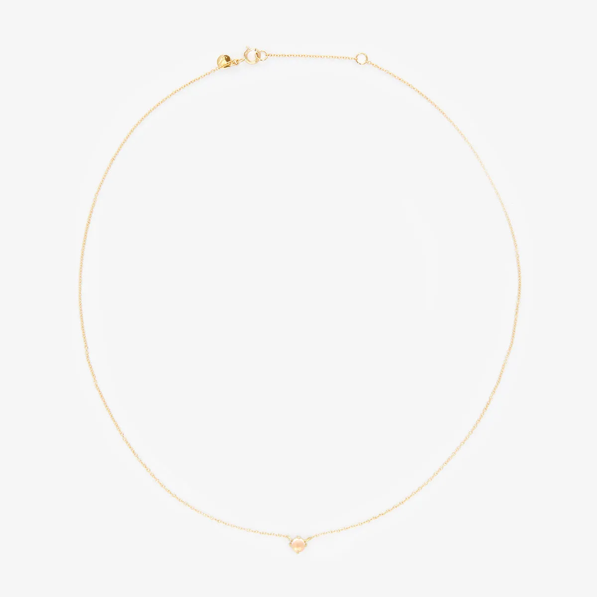 N5804RQ | Rose Quartz Wisp Necklace