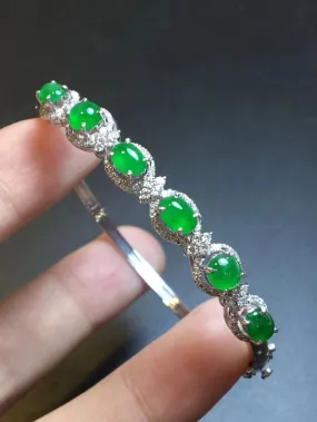 Natural Jade Bracelet Jadeite Bracelet NBT83