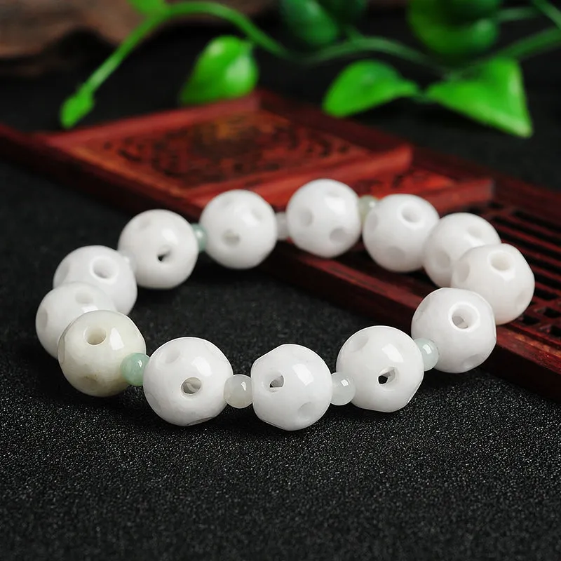 Natural Jade Bracelet Jadeite Bracelet WB5