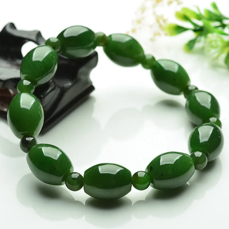 Natural Jade Bracelet Nephrite Bracelet BT144
