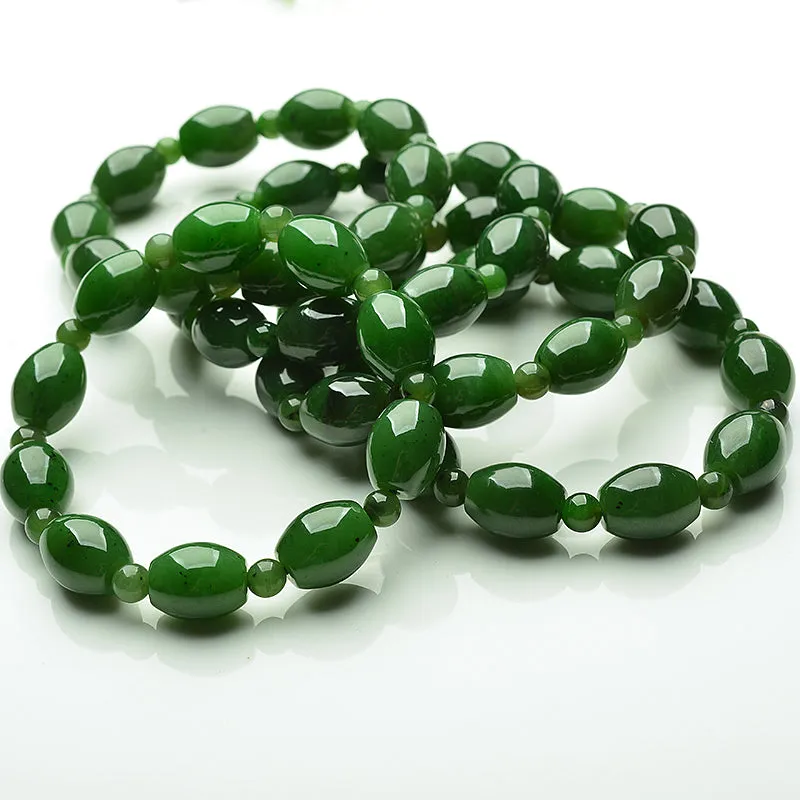Natural Jade Bracelet Nephrite Bracelet BT144