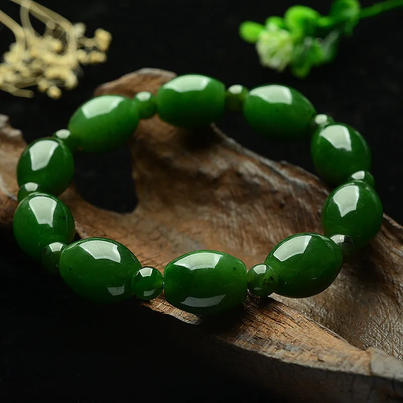 Natural Jade Bracelet Nephrite Bracelet BT144
