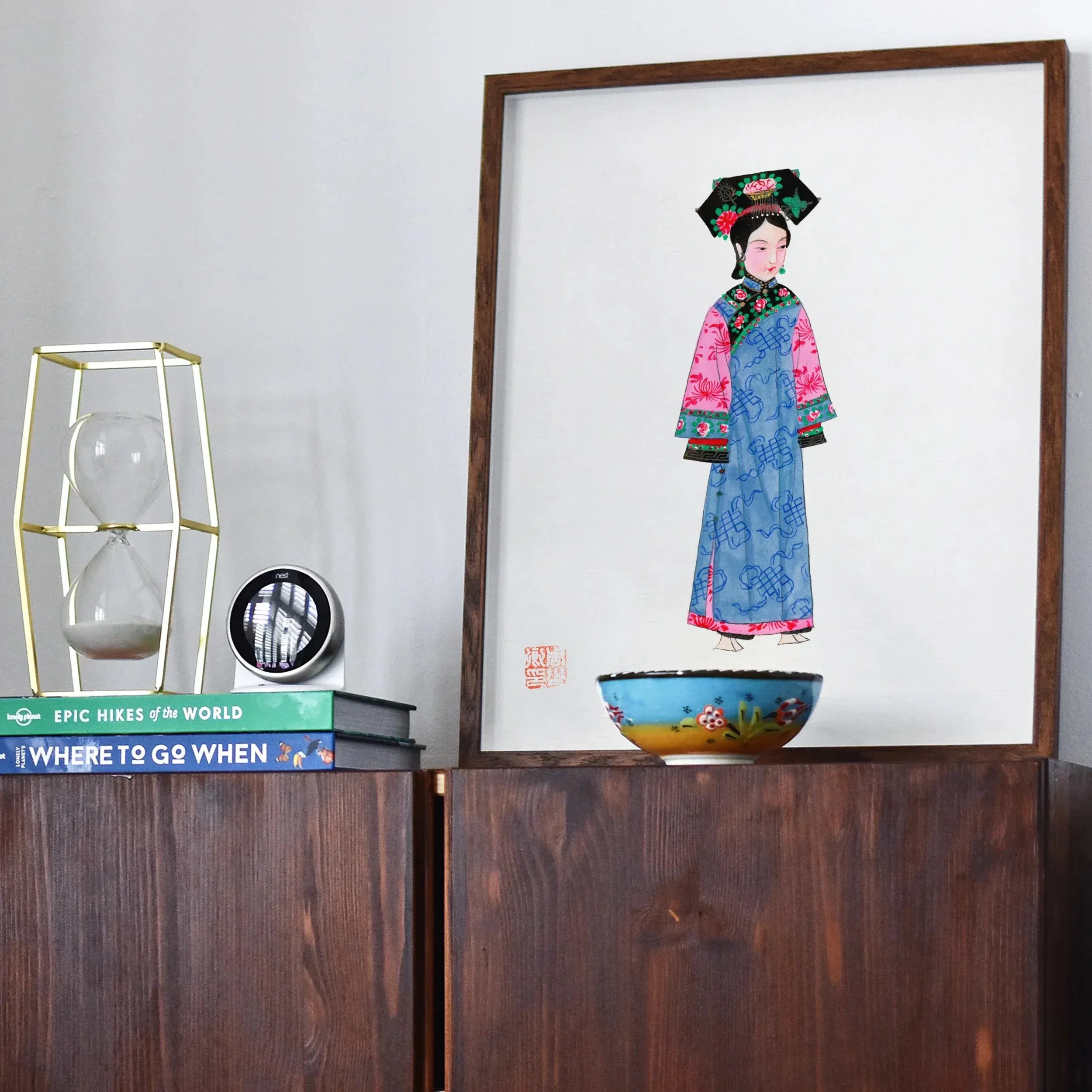 Noblewoman - Manchu Fashion Art Print
