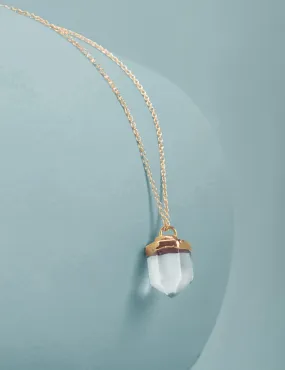 Nuance Mini Quartz Point Necklace