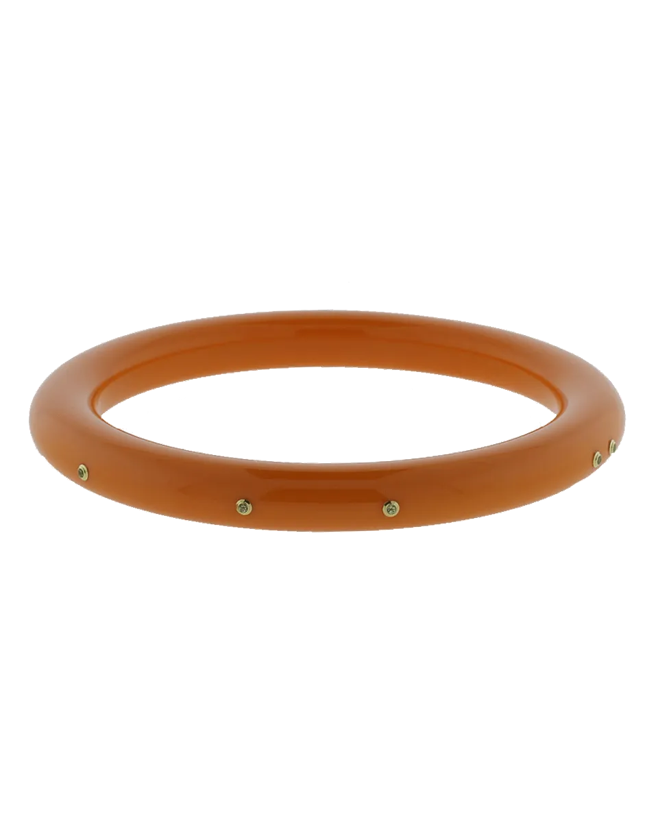 Orange Bakelite Bangle