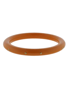 Orange Bakelite Bangle