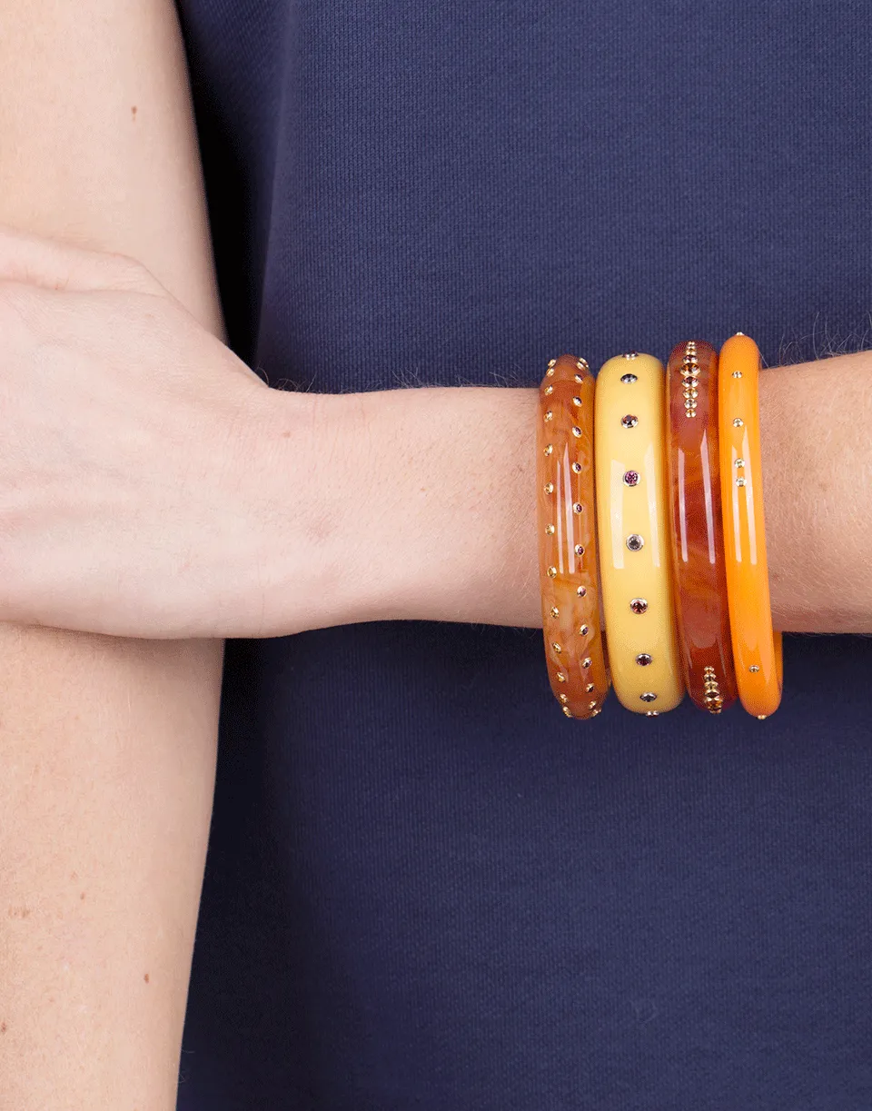 Orange Bakelite Bangle