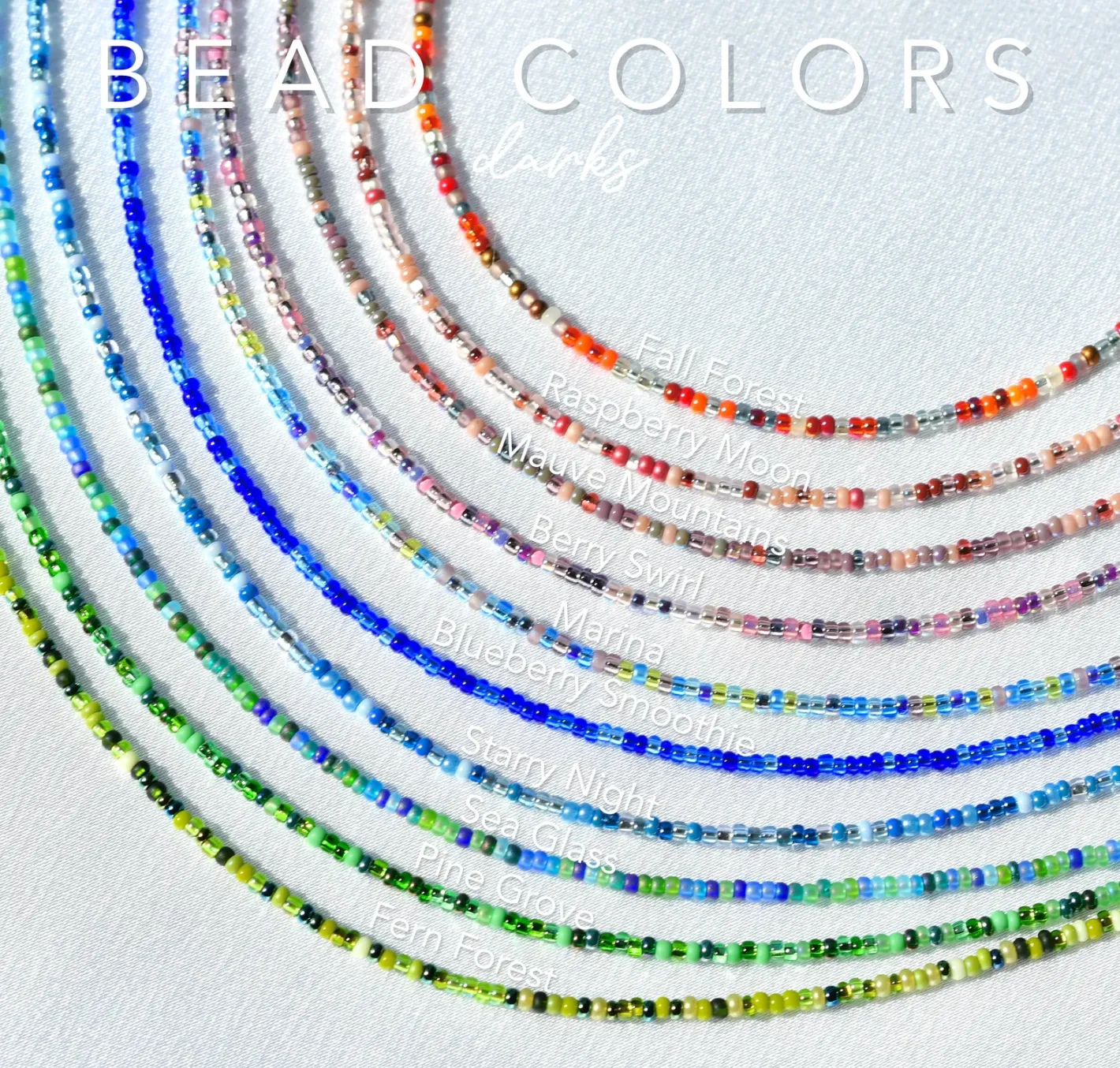 Pearl Initial Tiny Seed Bead Necklace