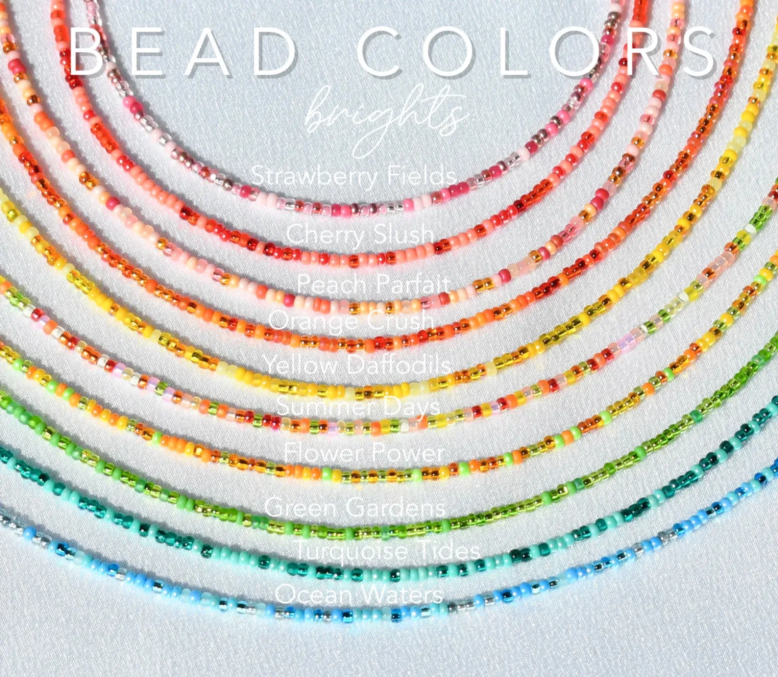 Pearl Initial Tiny Seed Bead Necklace