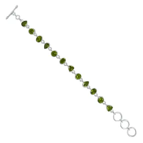 Peridot Gemstone August Birthstone Adjustable Bracelets