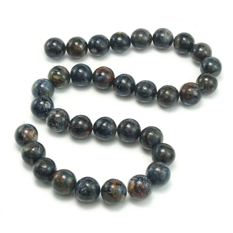 Pietersite Smooth Rounds 12mm Strand