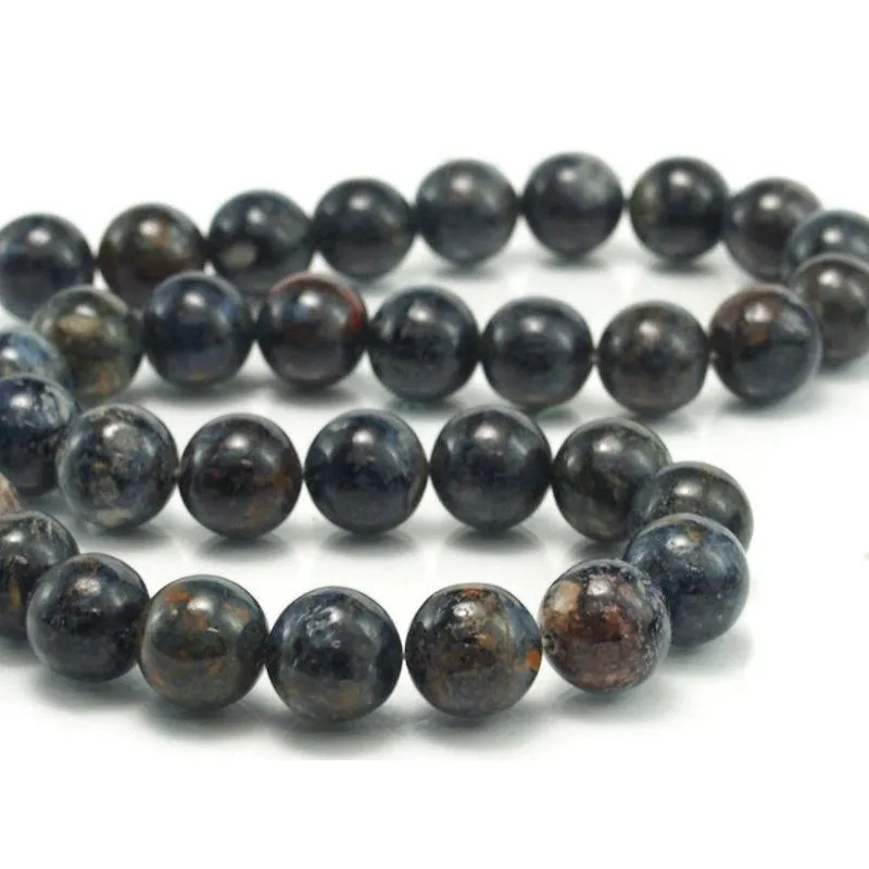 Pietersite Smooth Rounds 12mm Strand