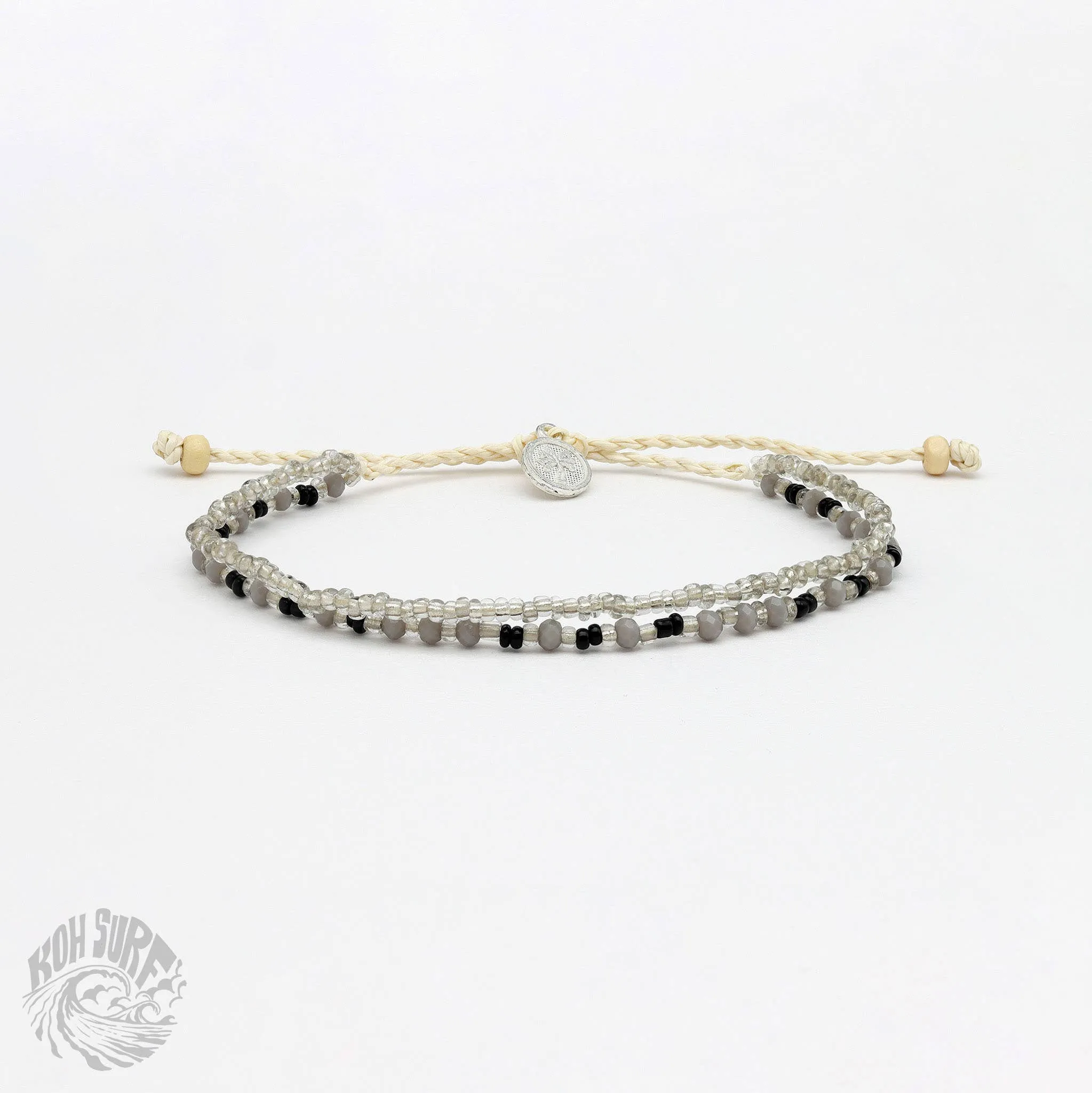 Pineapple Island -  Kanawa Beach Beaded Bracelet, Surf Bracelet by Koh Surf : Aqua