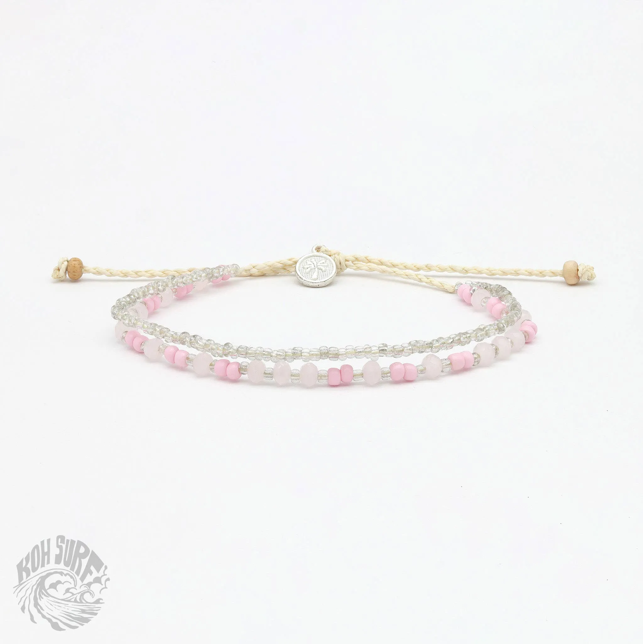 Pineapple Island -  Kanawa Beach Beaded Bracelet, Surf Bracelet by Koh Surf : Aqua