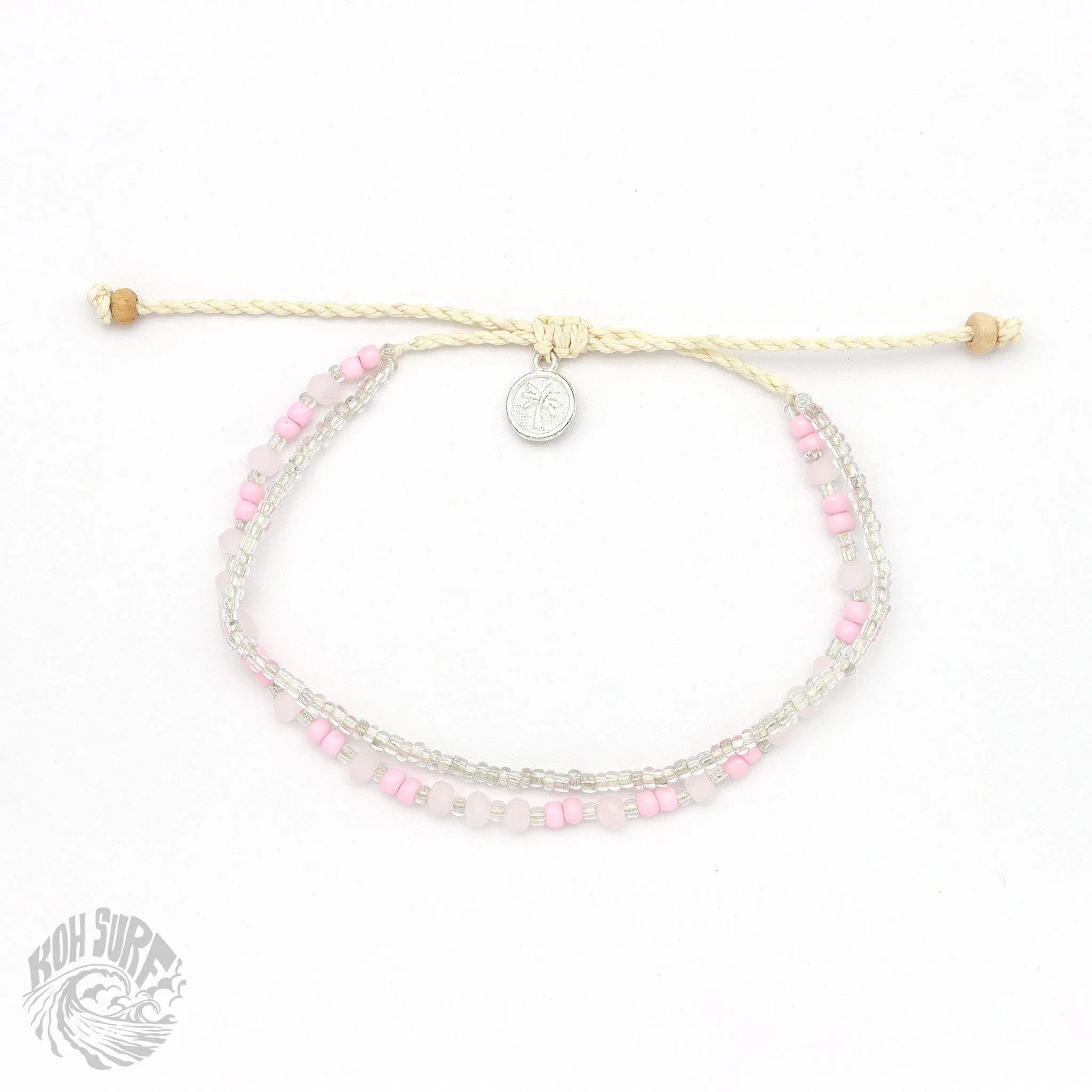 Pineapple Island -  Kanawa Beach Beaded Bracelet, Surf Bracelet by Koh Surf : Aqua