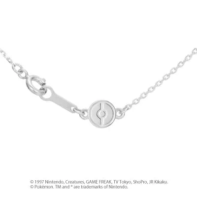 [Pokémon]Leafeon & Pokéball necklace silver