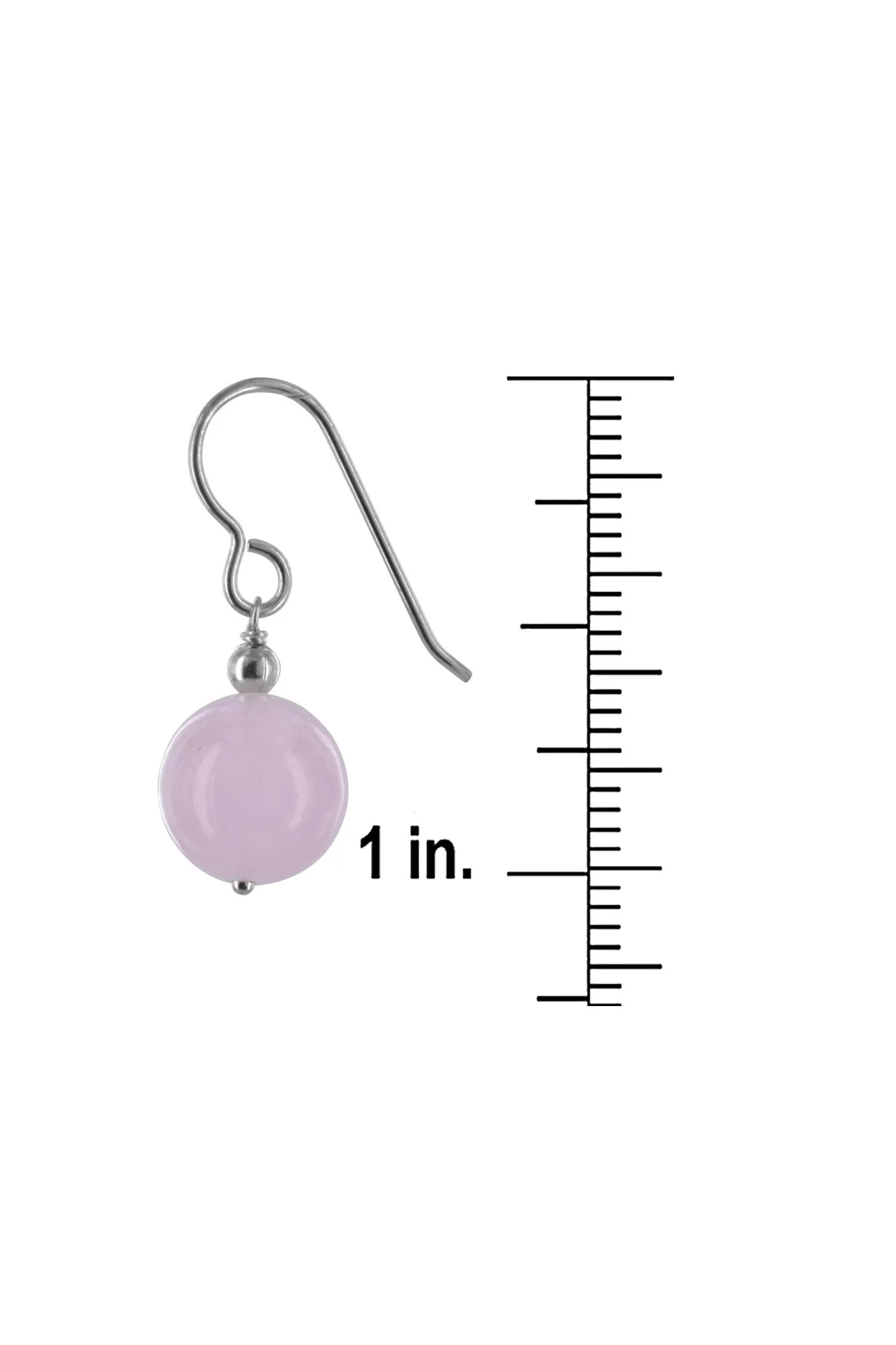 Rose Jade Drop Earrings
