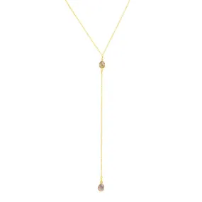 Rutilated Quartz Lariat