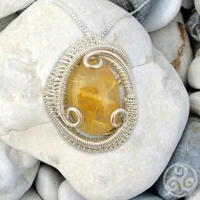 Rutilated Quartz Necklace