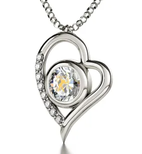 Sagittarius Sign, 925 Sterling Silver Necklace, Swarovski