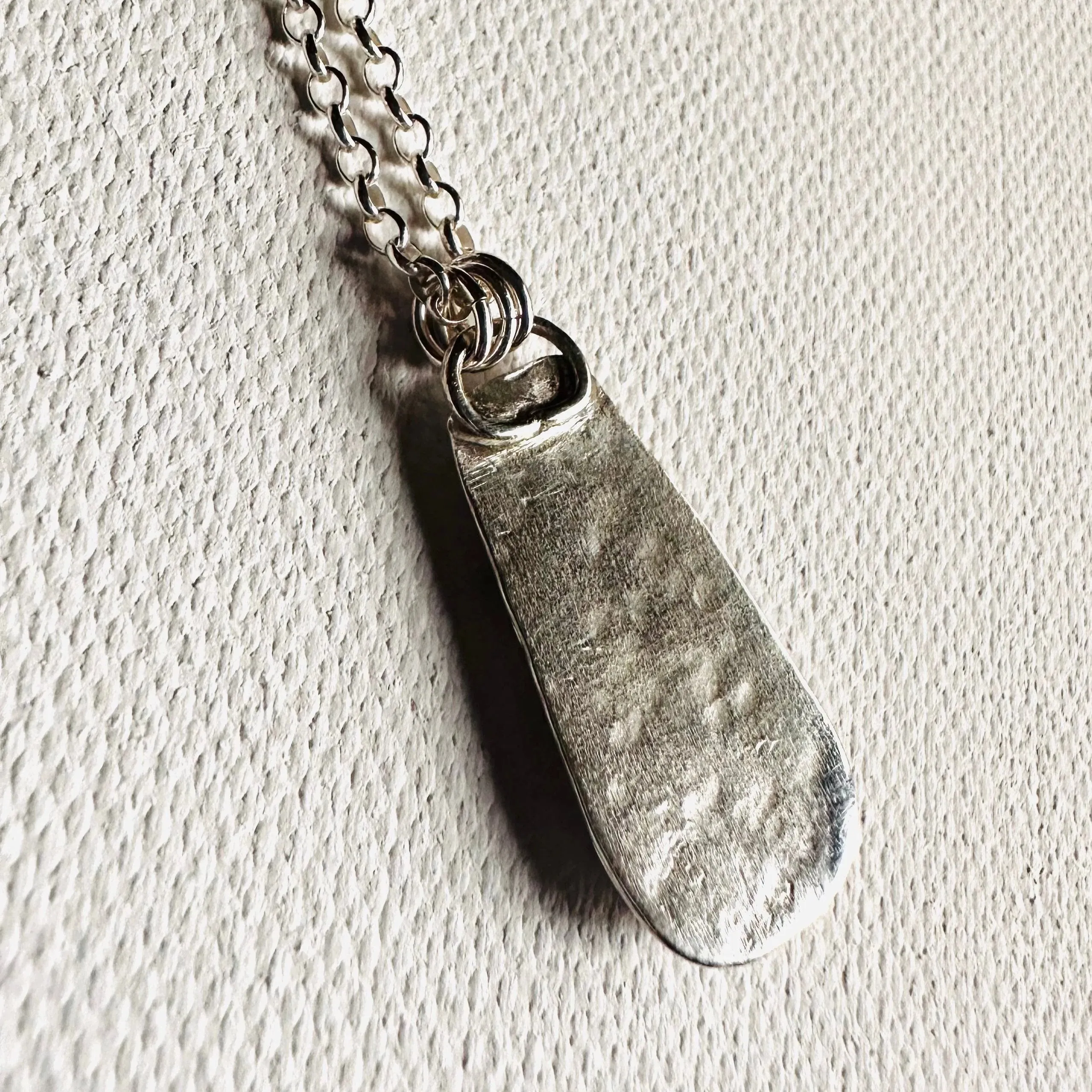 Sapphire Silver Necklace/September Birthstone Necklace