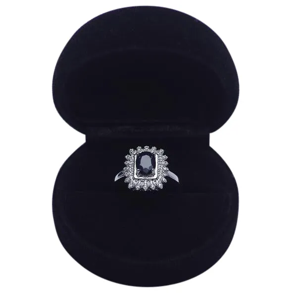 Sapphire Silver Ring