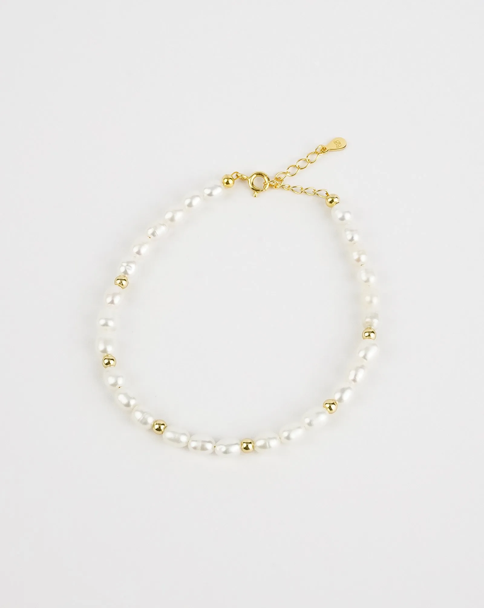 Seed Beaded Pearl Bracelet