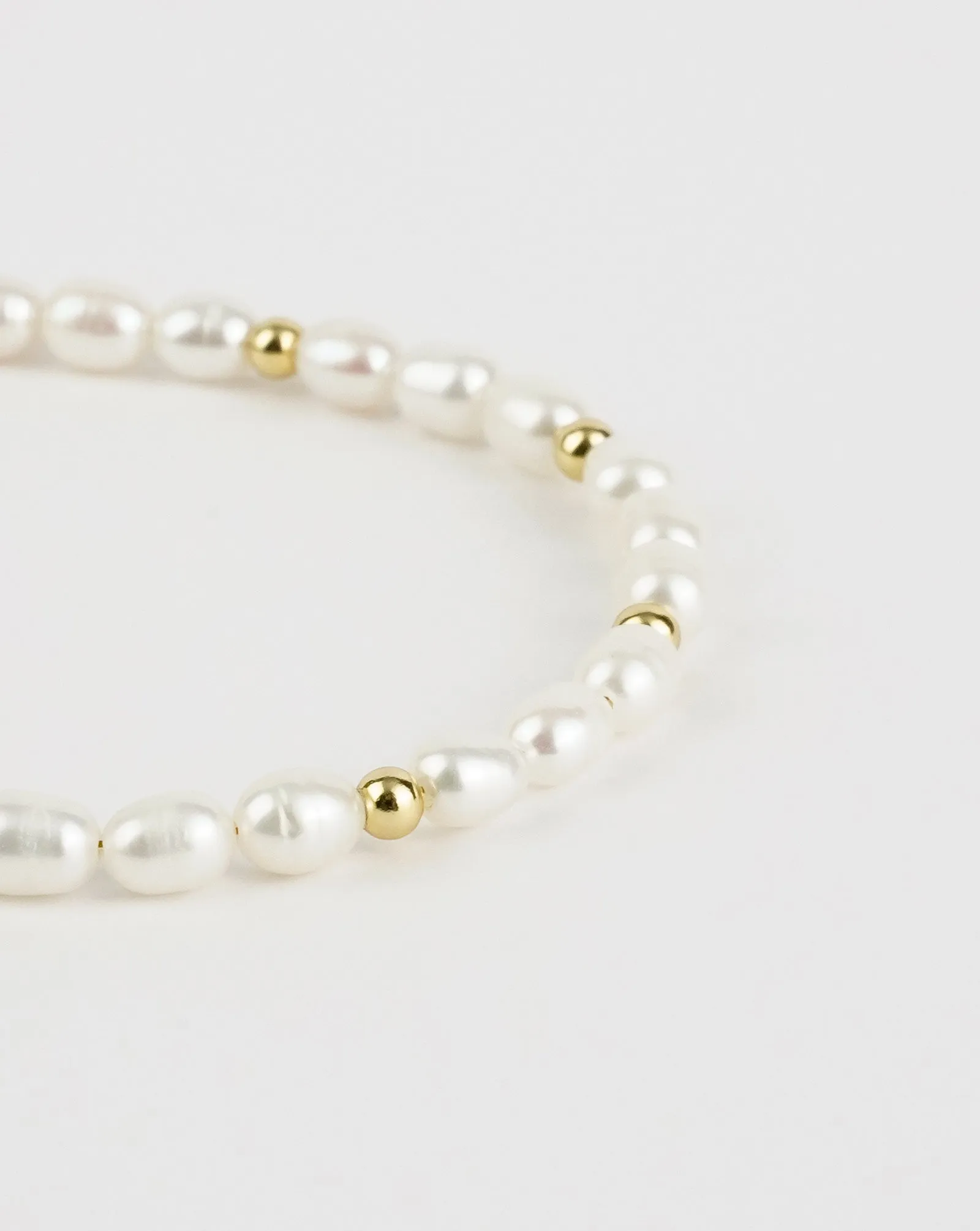 Seed Beaded Pearl Bracelet