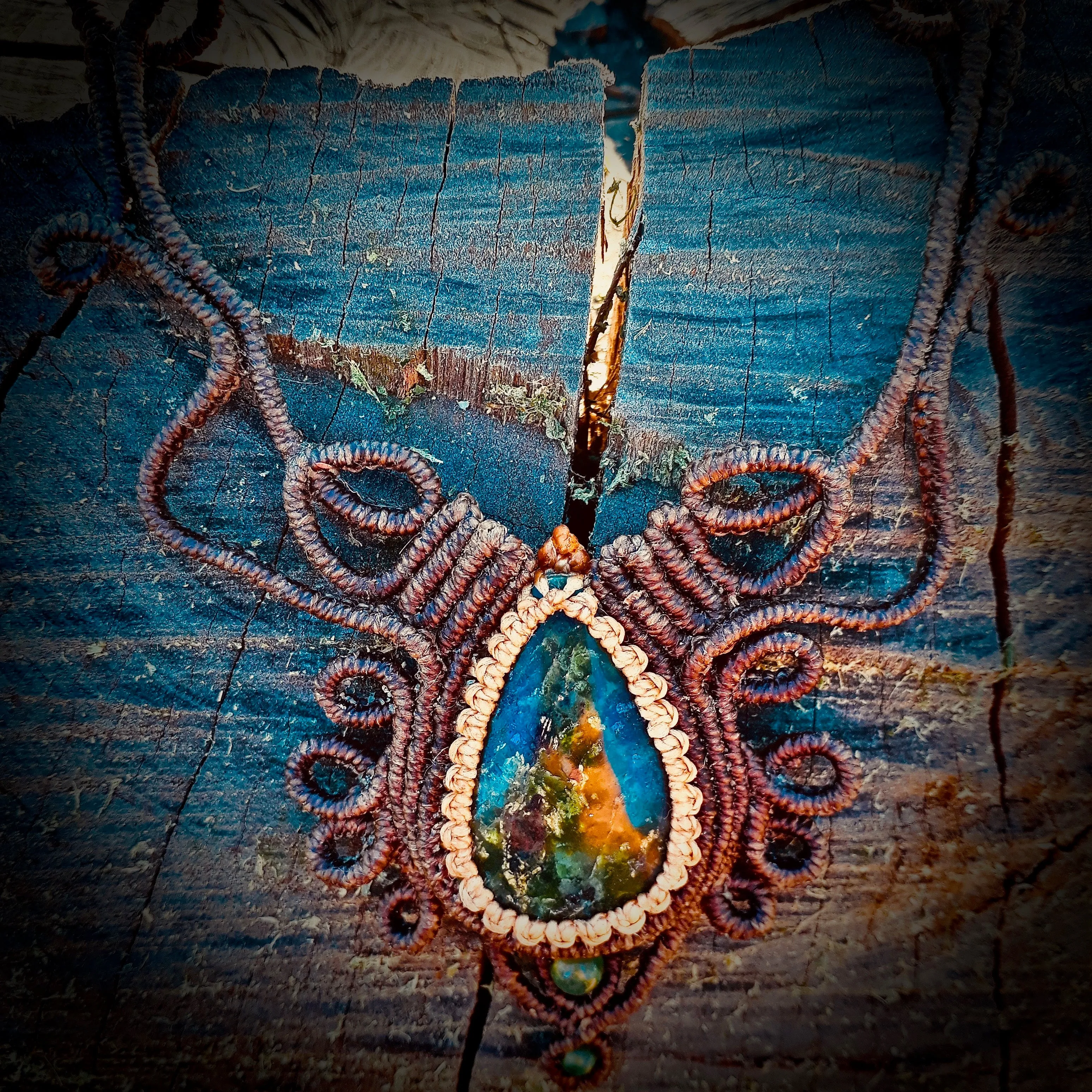 Serpentine necklace (unique design)