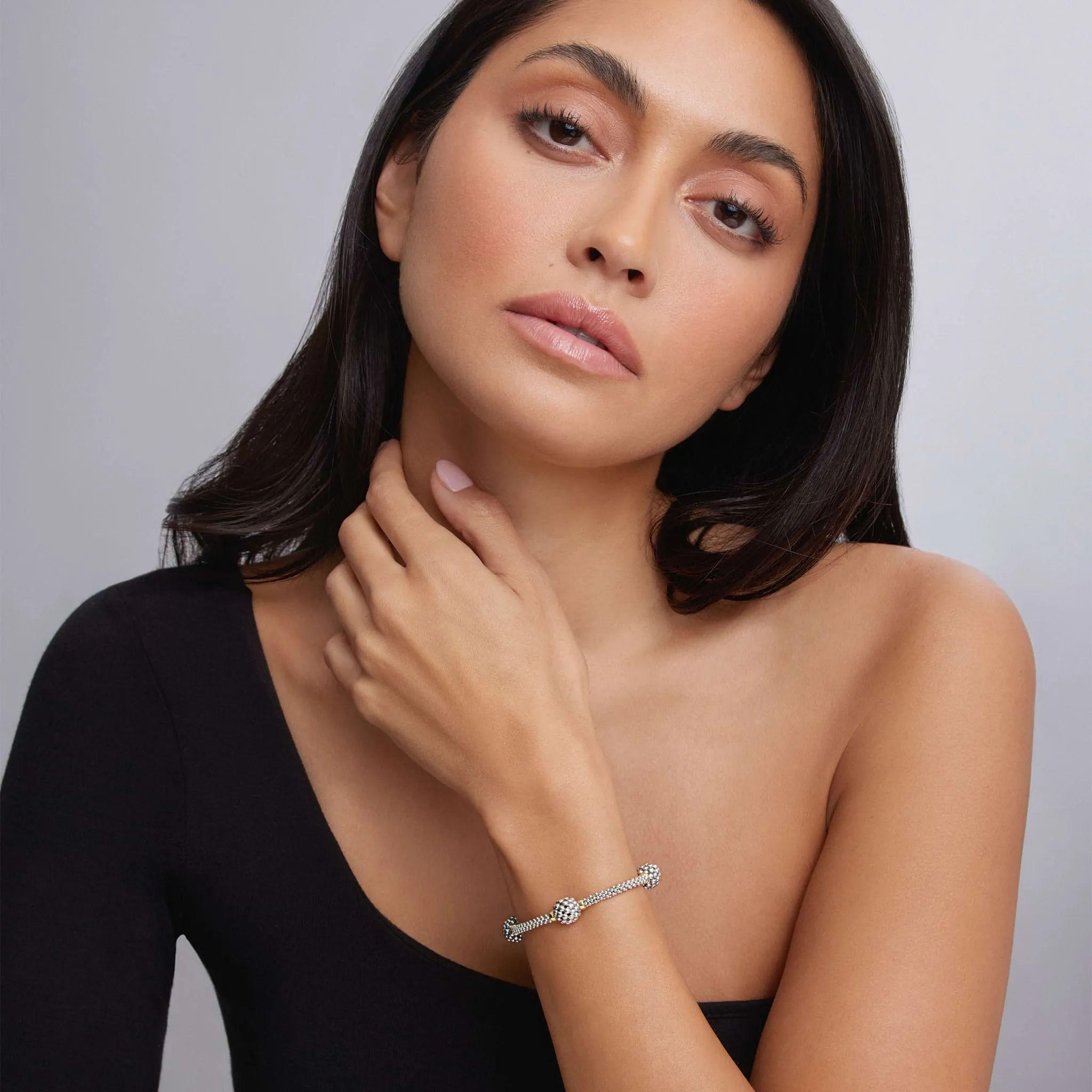 Signature Caviar Three Station Caviar Beaded Bracelet