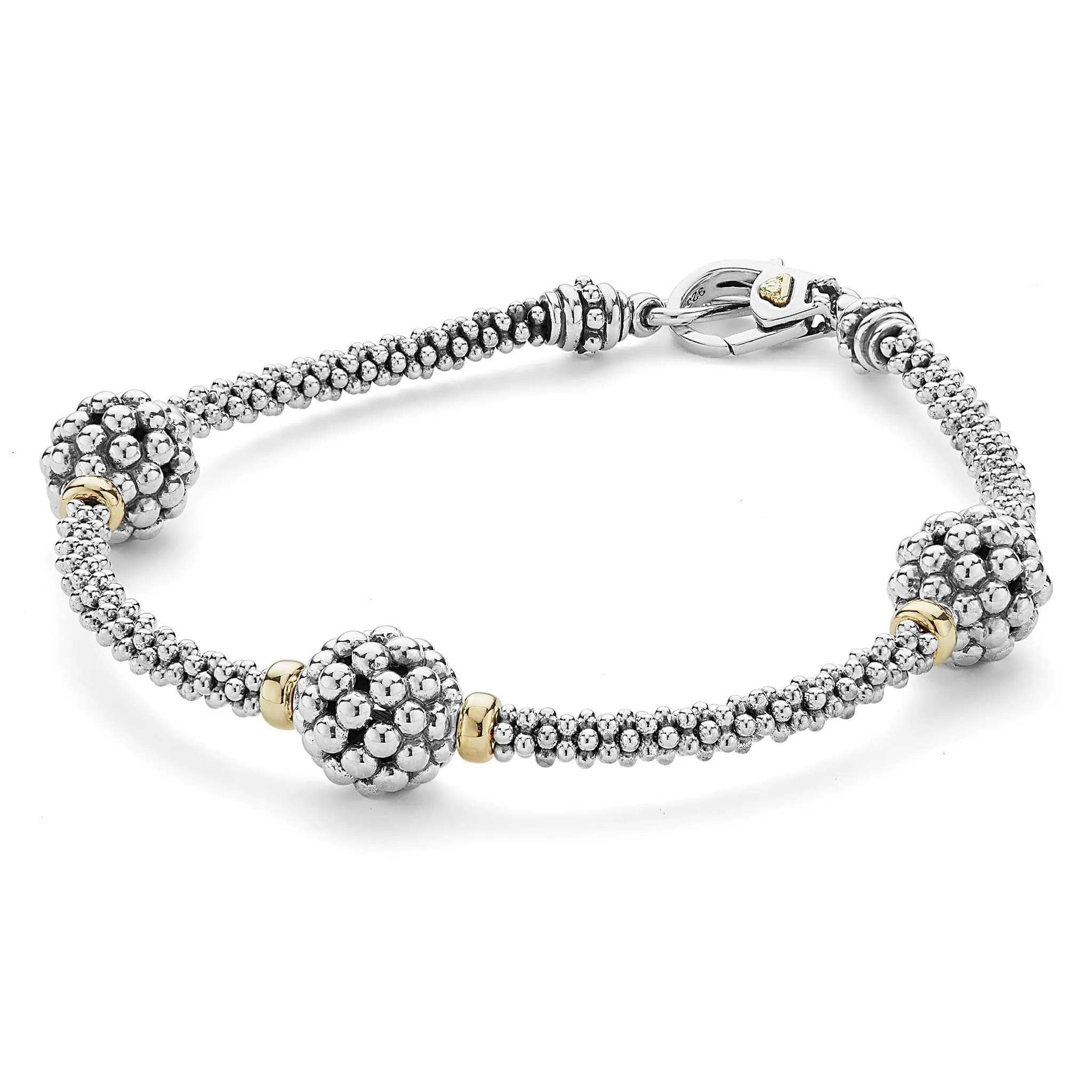 Signature Caviar Three Station Caviar Beaded Bracelet