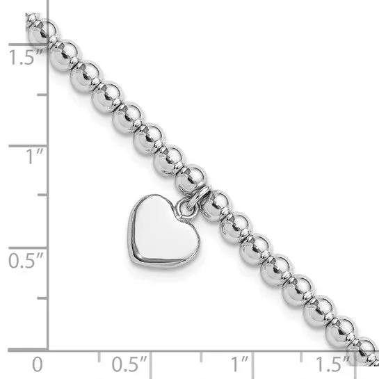 Silver Beaded Bracelet