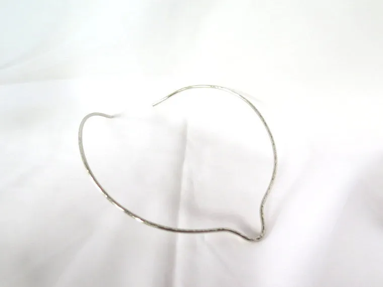 Silver pendant slide necklace