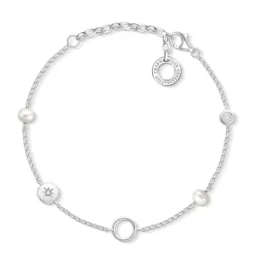 Sterling Silver Thomas Sabo Charm Club Bracelet 15-19cm