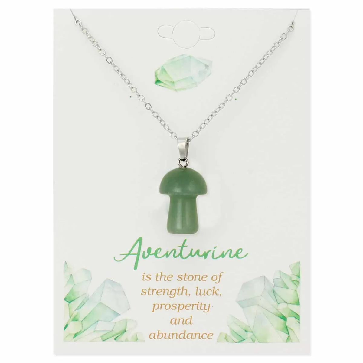 Stone Mushroom Necklace
