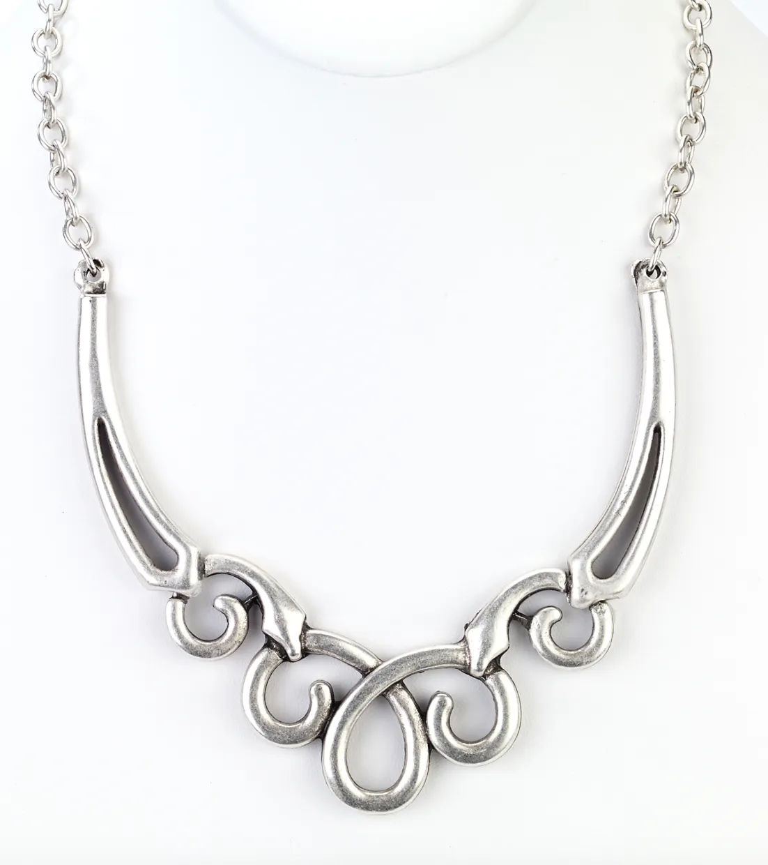 Tattoo Swirl Necklace