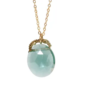 Teal Quartz Necklace