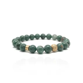 The Full African Jade Signed Bracelet