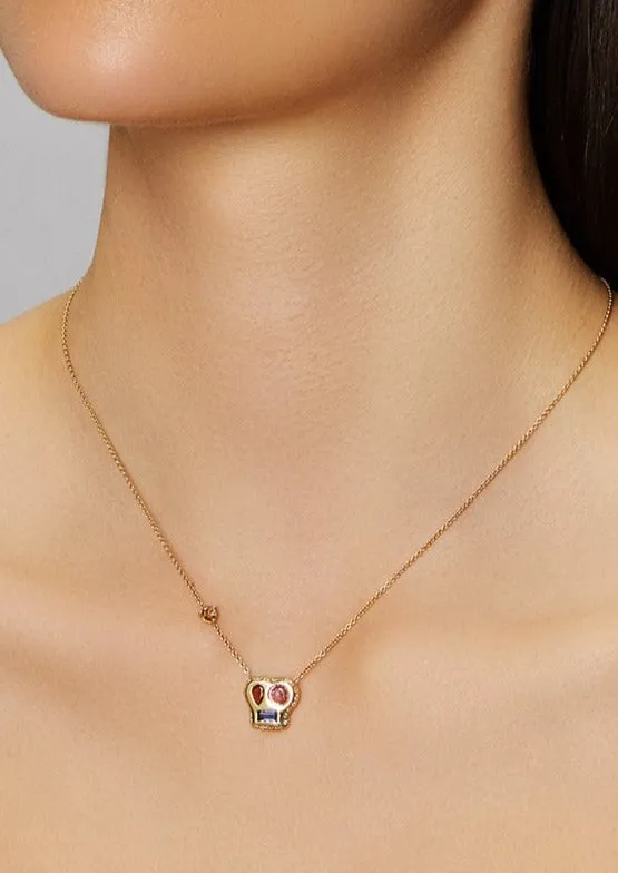 The Maxine Necklace with Sapphires
