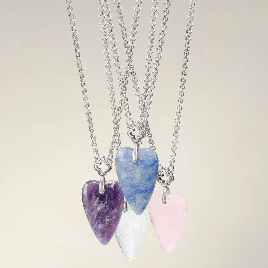 Toledo With Love Blue Quartz Necklace
