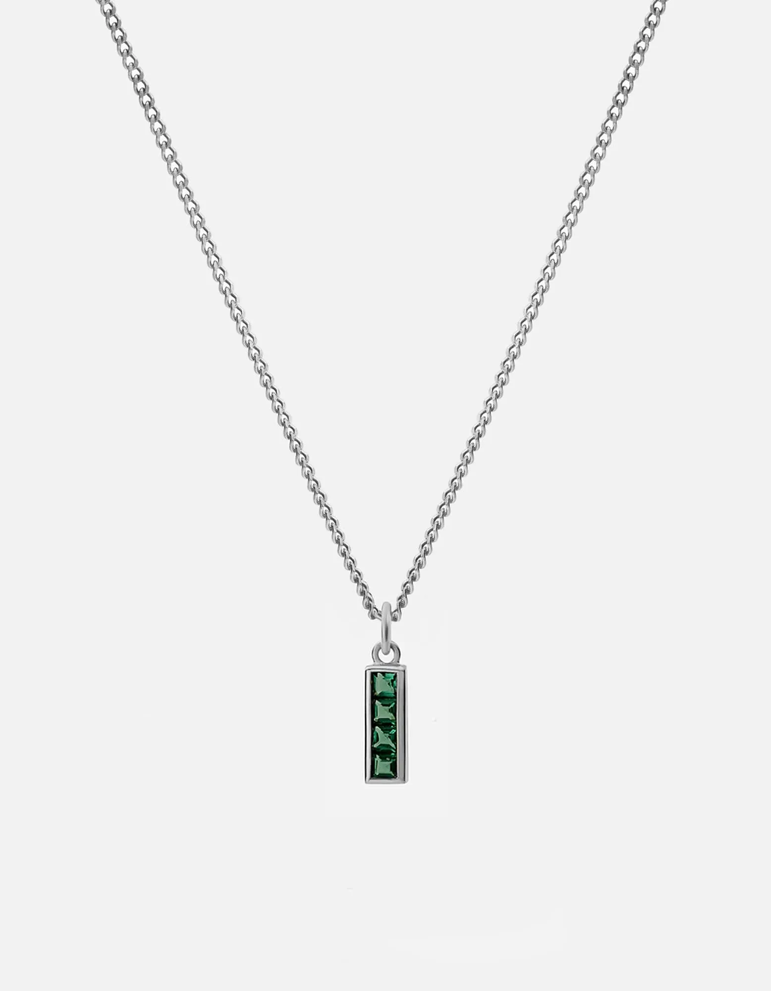 Totem Quartz Necklace, Sterling Silver
